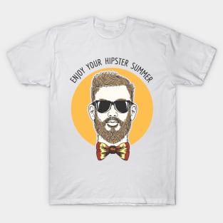 Hipster Summer Emblem T-Shirt